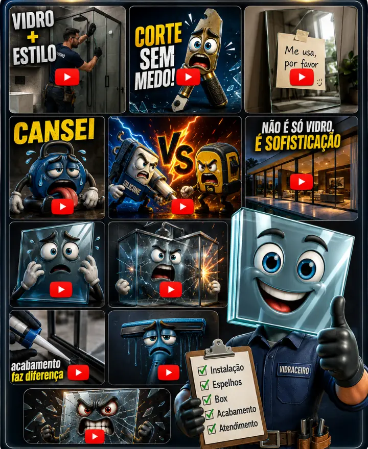 Kit de mídias para Vidraçarias